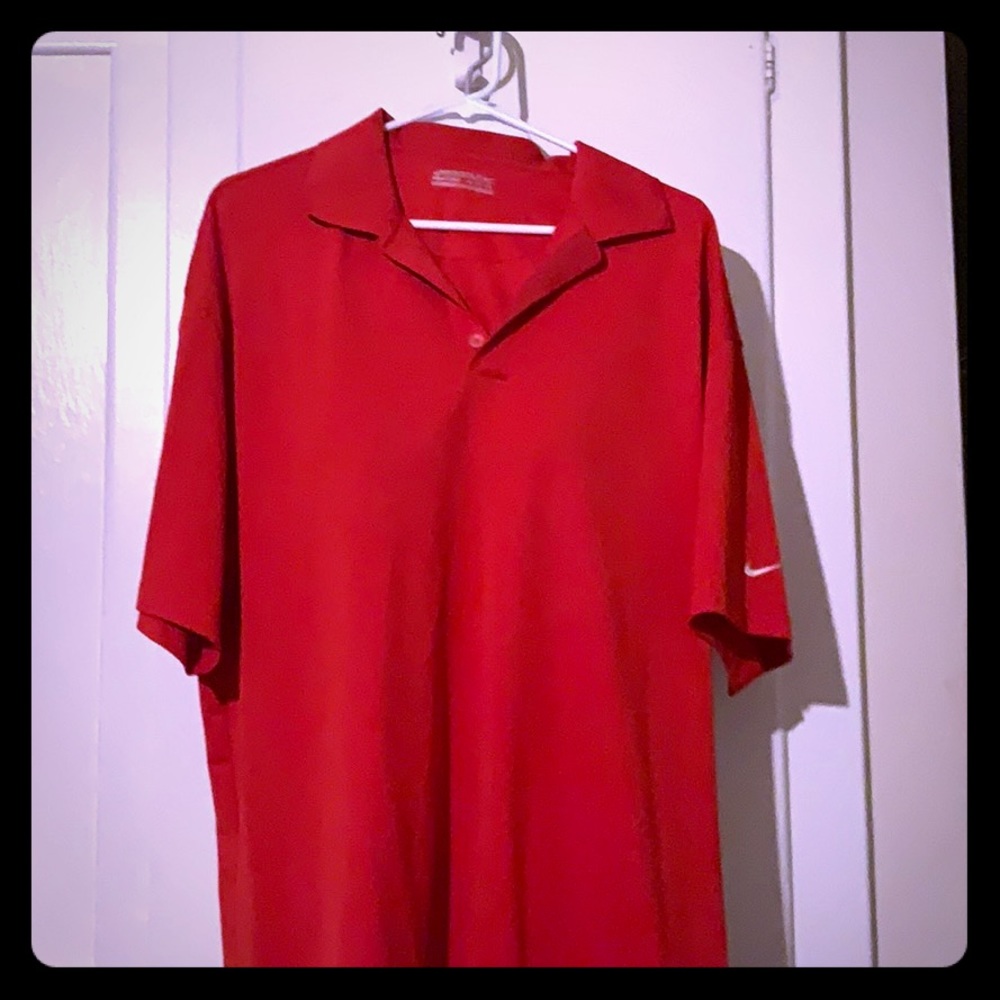 Tiger Woods Red Nike 🏌️‍♀️ Polo